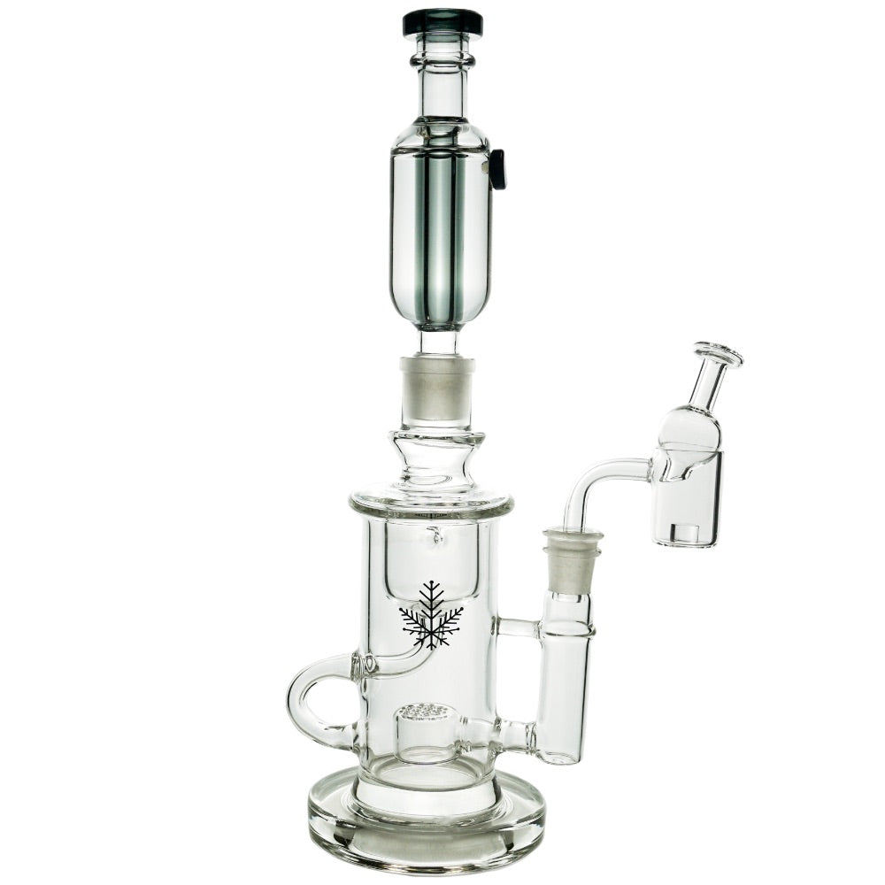 Freeze Pipe Klein Recycler | Straight chamber | with carb cap