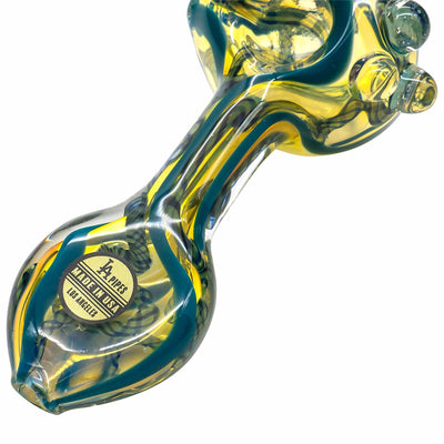 LA Pipes Candy Spoon Inside-Out Color Changing Glass Pipe