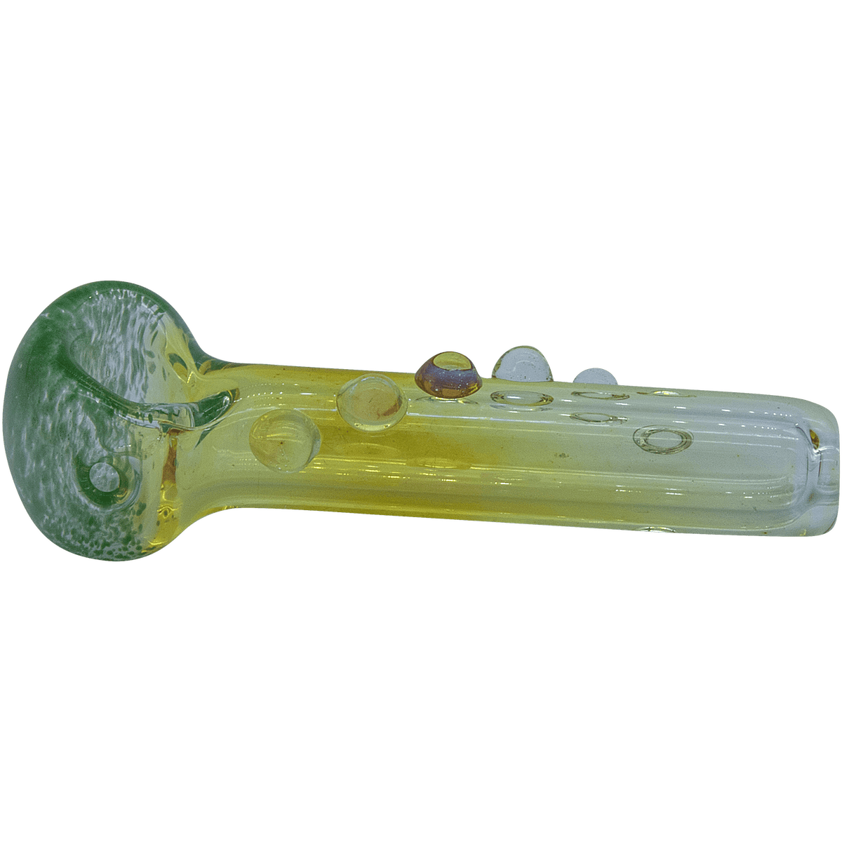 A slightly angled view of the “Razorback” Silver Fumed Mini Spoon, showcasing its compact size and shimmering silver finish.