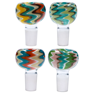 Zig Zag Bowl - Male 14mm