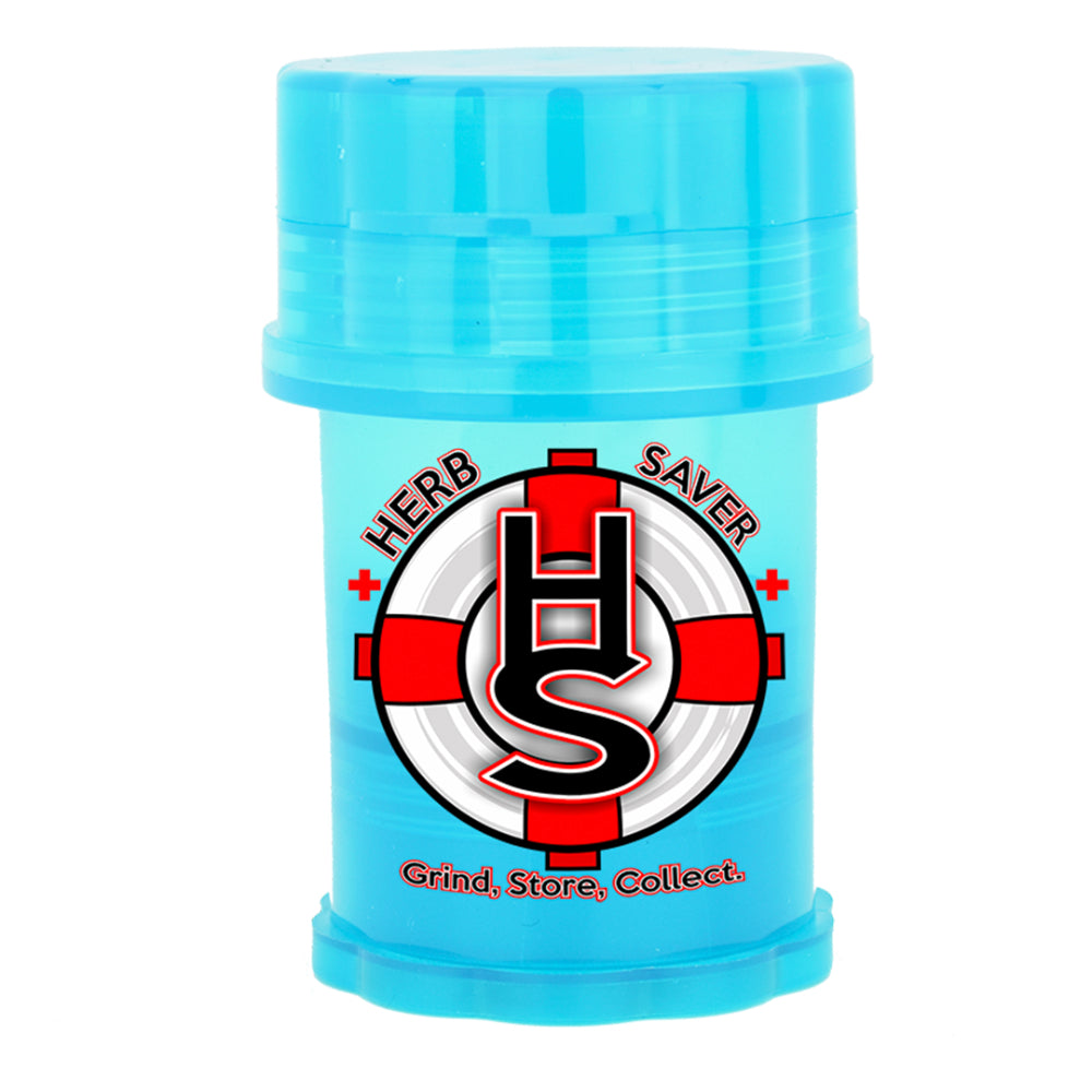 HerbSaver Grinder and Storage Container | Large | Light Blue
