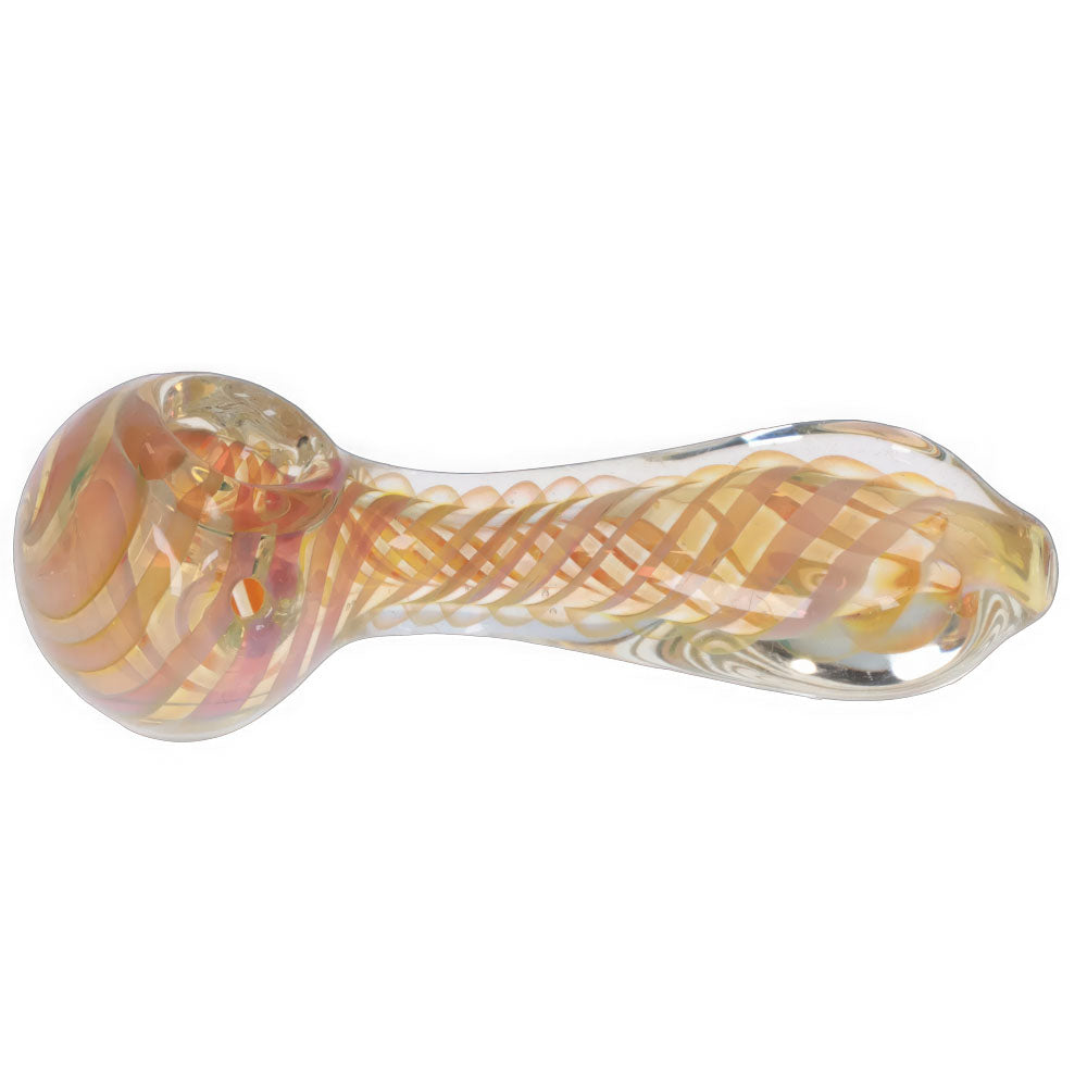 The Gold Fume Twisty Spoon Pipe