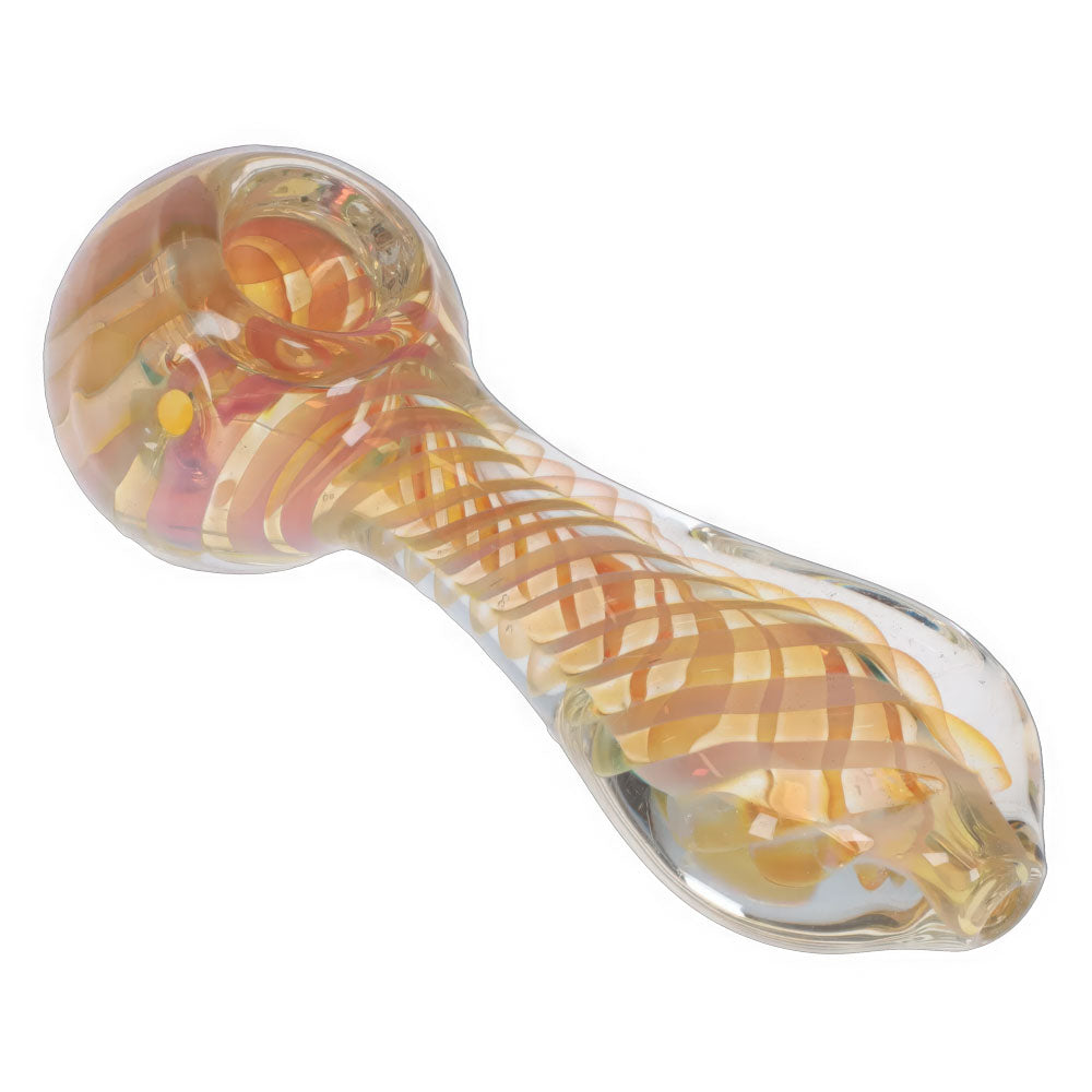 The Gold Fume Twisty Spoon Pipe