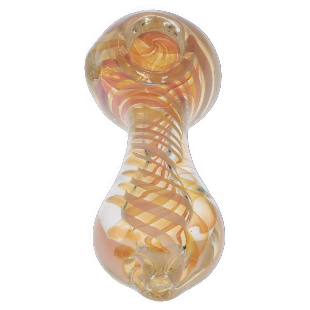 The Gold Fume Twisty Spoon Pipe