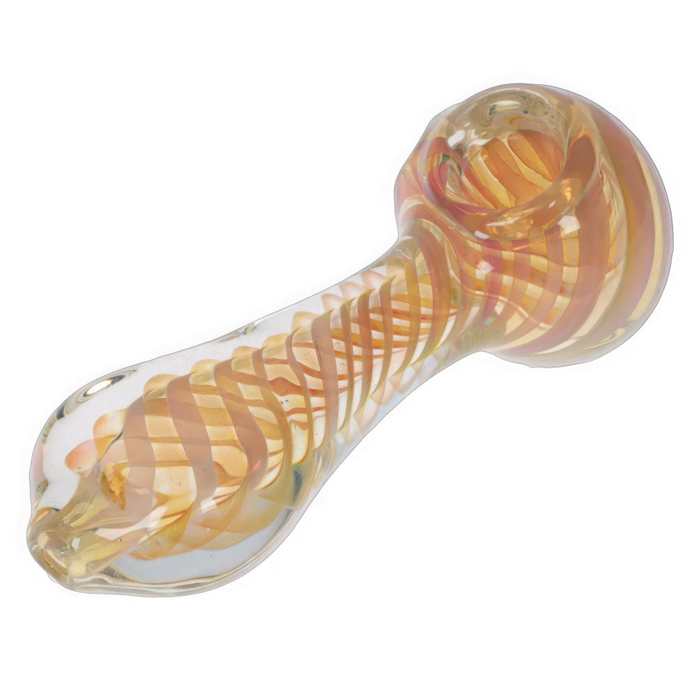 The Gold Fume Twisty Spoon Pipe