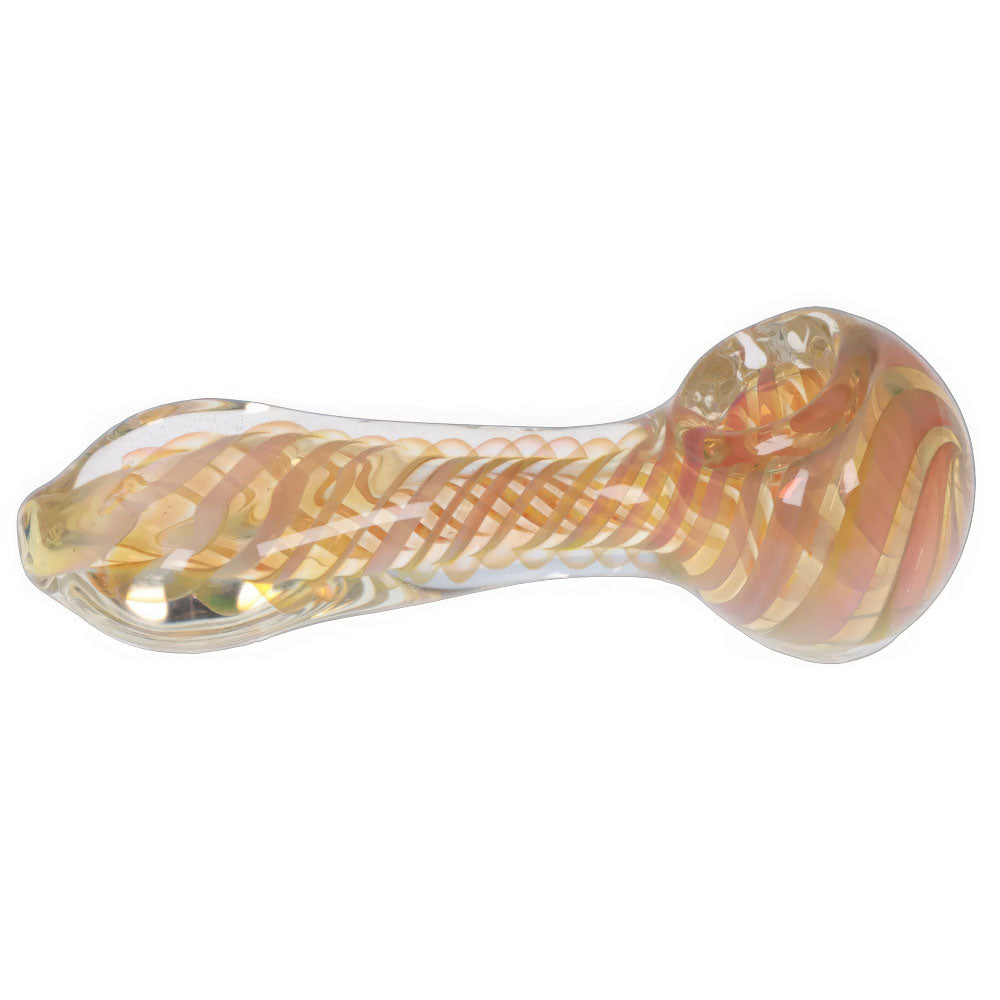 The Gold Fume Twisty Spoon Pipe