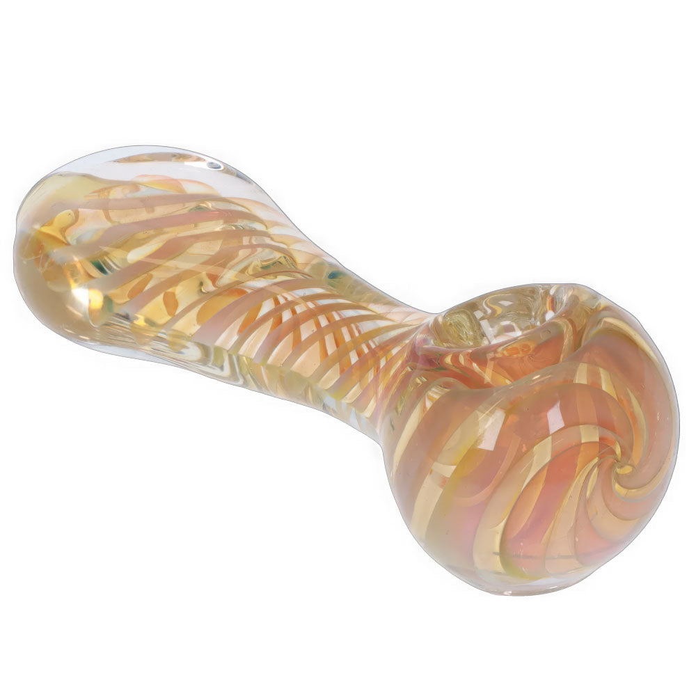 The Gold Fume Twisty Spoon Pipe