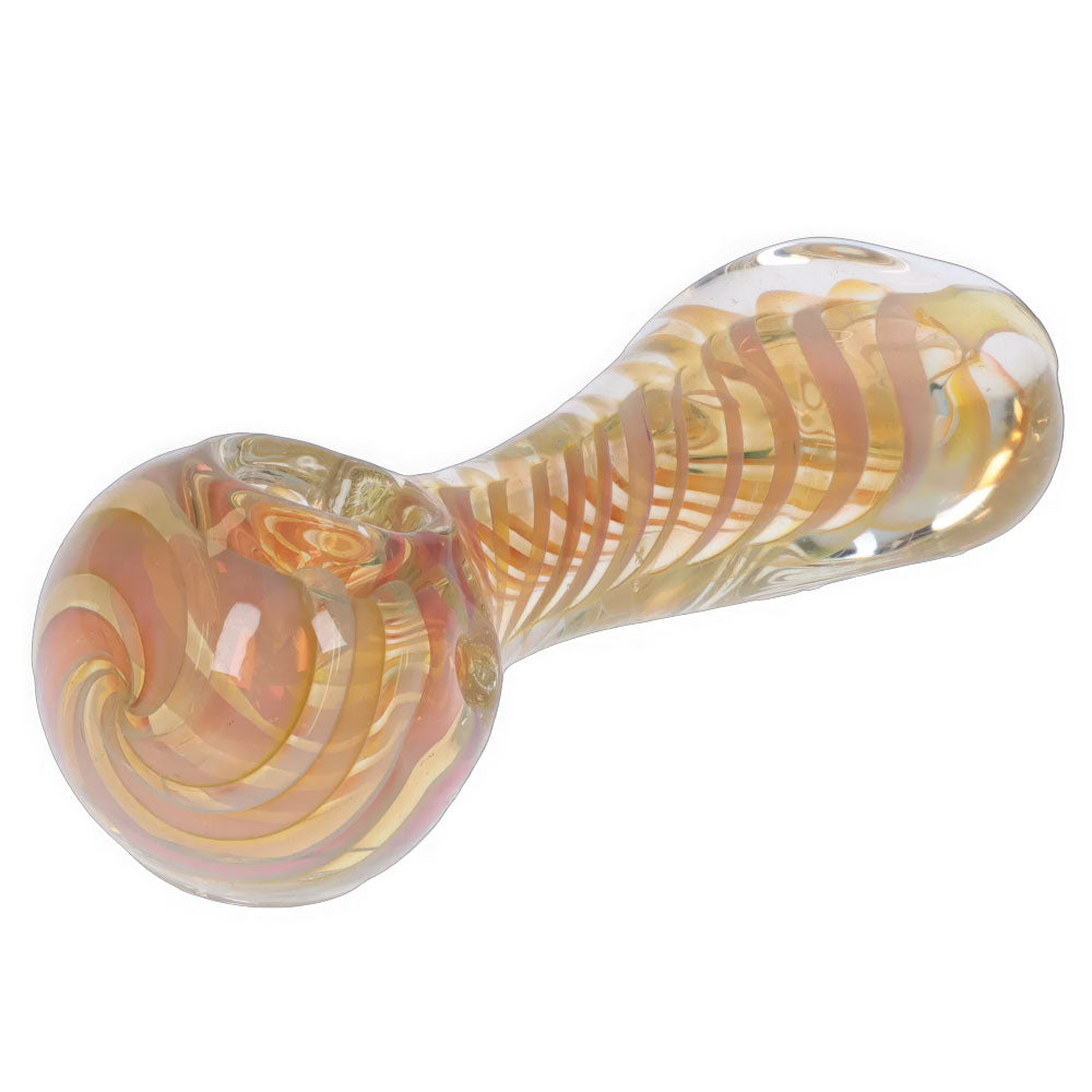 The Gold Fume Twisty Spoon Pipe