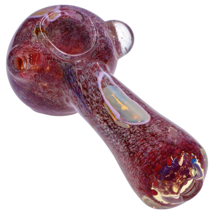 GC Frit Eye Spoon Pipe - 4.5 in.
