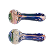 Frit Blood Color Art Pipe - 4 in.