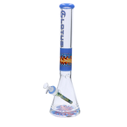Lotus 9mm Wig Wag Bong - 18 in.