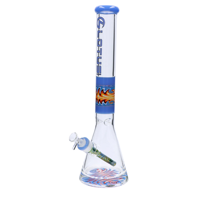Lotus 9mm Wig Wag Bong - 18 in.
