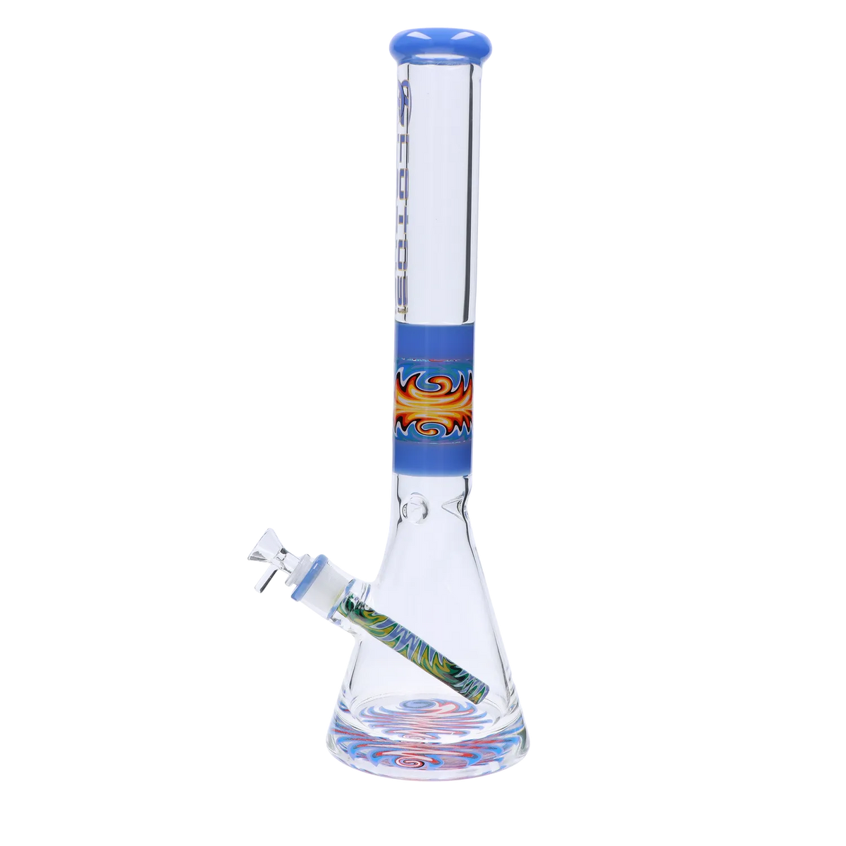 Lotus 9mm Wig Wag Bong - 18 in.