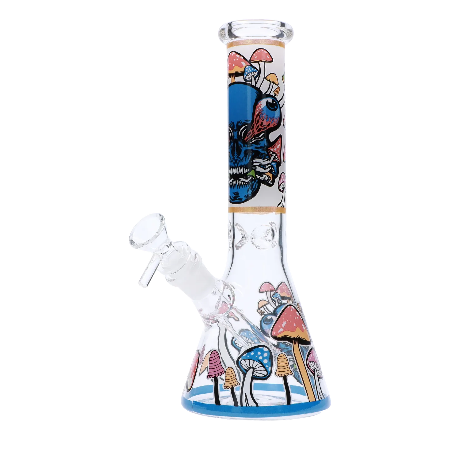 Mushroom Design Bong - 10 in.
