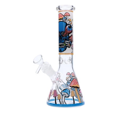 Mushroom Design Bong - 8 in.