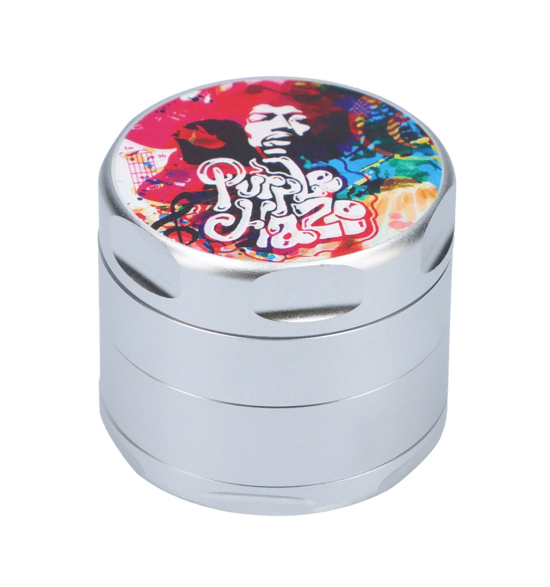 Famous Brandz 4-Part Magnetic Aluminum Jimi Rainbow Haze Grinder