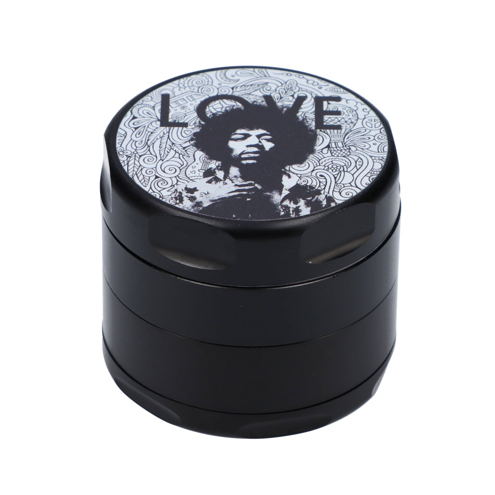 Famous Brandz 4-Part Magnetic Aluminum Jimi Love Grinder