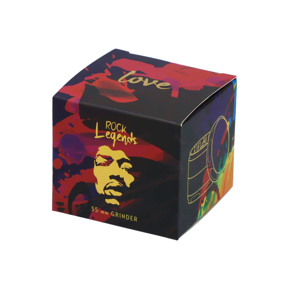 Famous Brandz 4-Part Magnetic Aluminum Jimi Love Grinder | Box