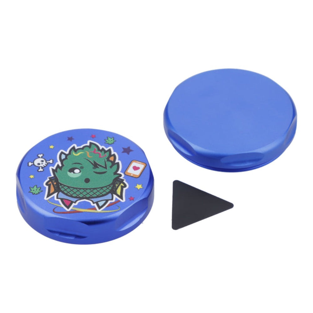 Wido 4-Part Strain Aluminum Grinder | Blue Dream | with scraper