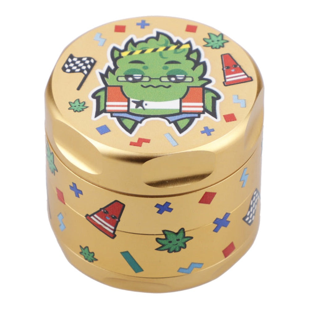 Wido 4-Part Strain Aluminum Grinder | Sour Diesel