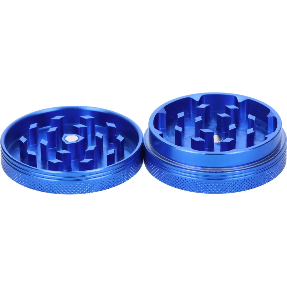 Famous X 1 Stage Herb Grinder | Sapphire | disassembled 