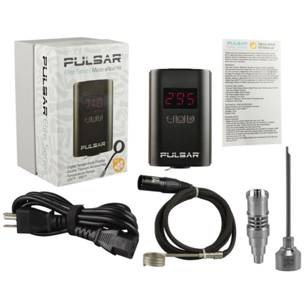 Pulsar Elite Series Micro eNail Kit with Carb Cap | Complete set