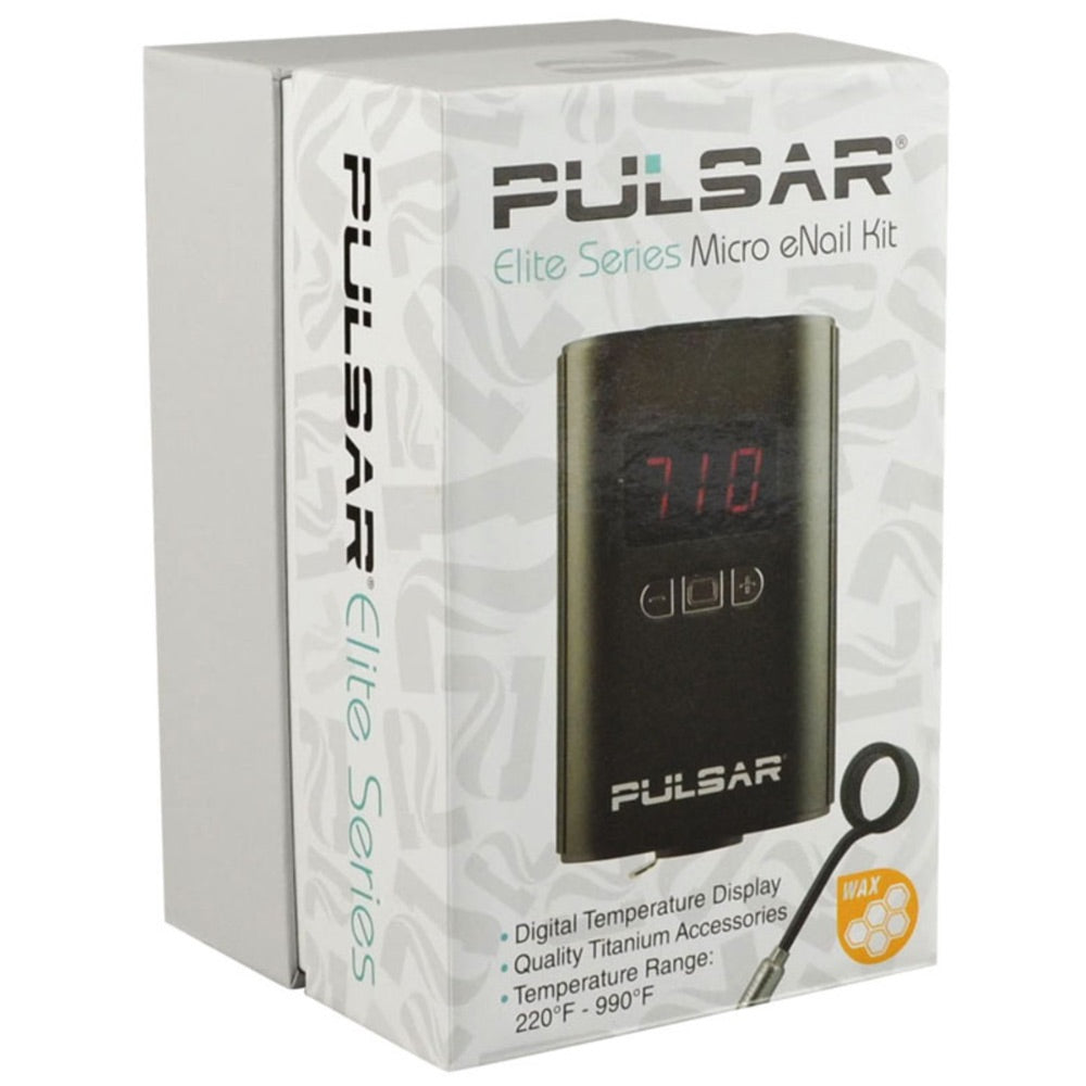Pulsar Elite Series Micro eNail Kit with Carb Cap | Box