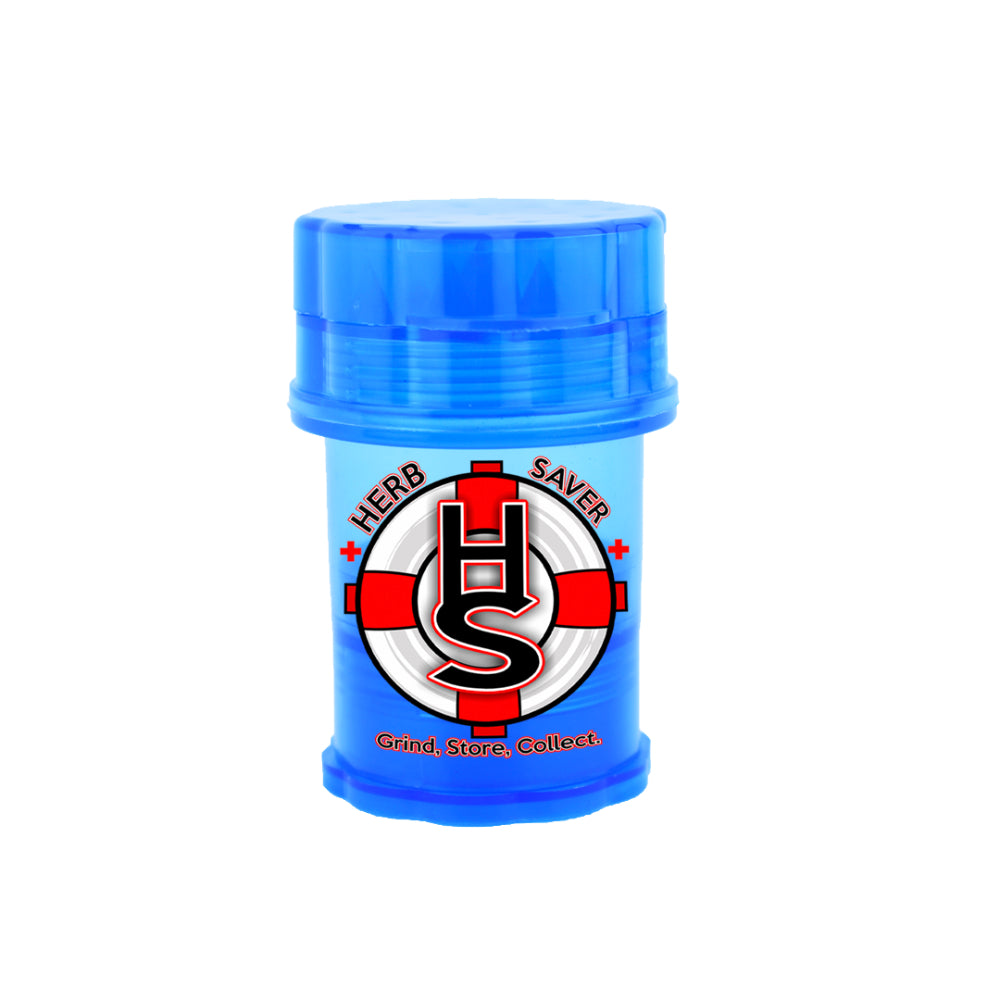HerbSaver Grinder and Storage Container | Mini | Blue
