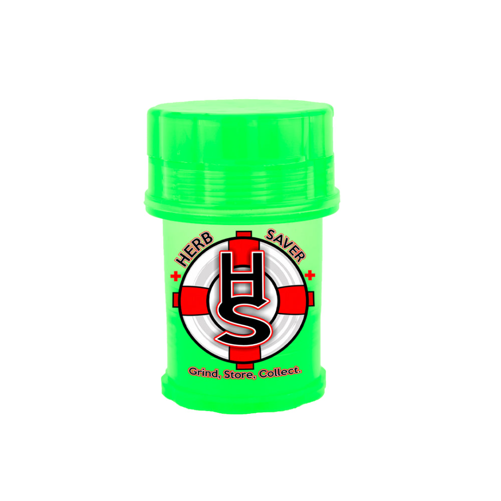 HerbSaver Grinder and Storage Container | Mini | Green