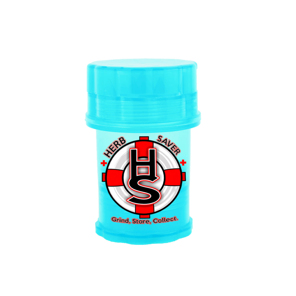 HerbSaver Grinder and Storage Container | Mini | Light Blue