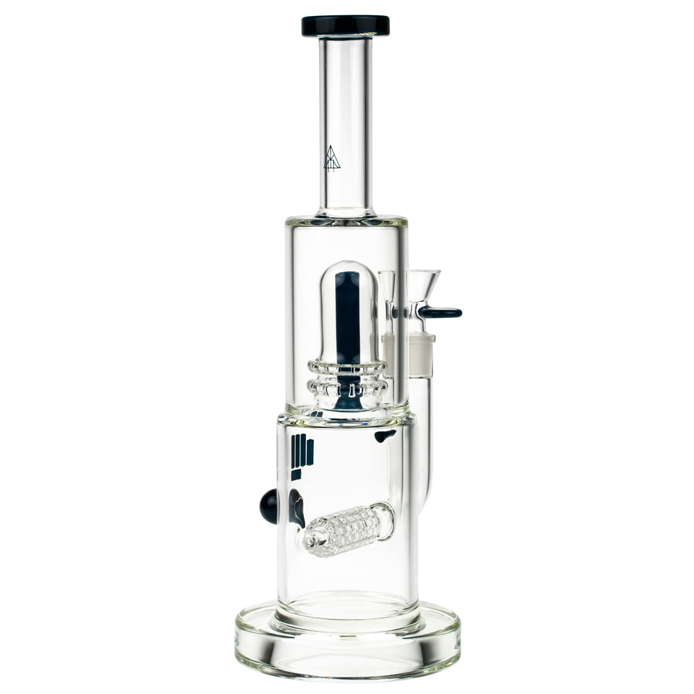 Snoop Dogg Pounds Mothership Double Perc Bong | Blue - Side View 5