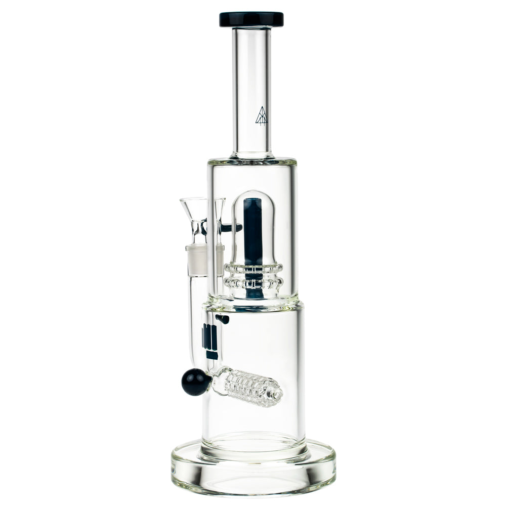 Snoop Dogg Pounds Mothership Double Perc Bong | Blue - Side View 4