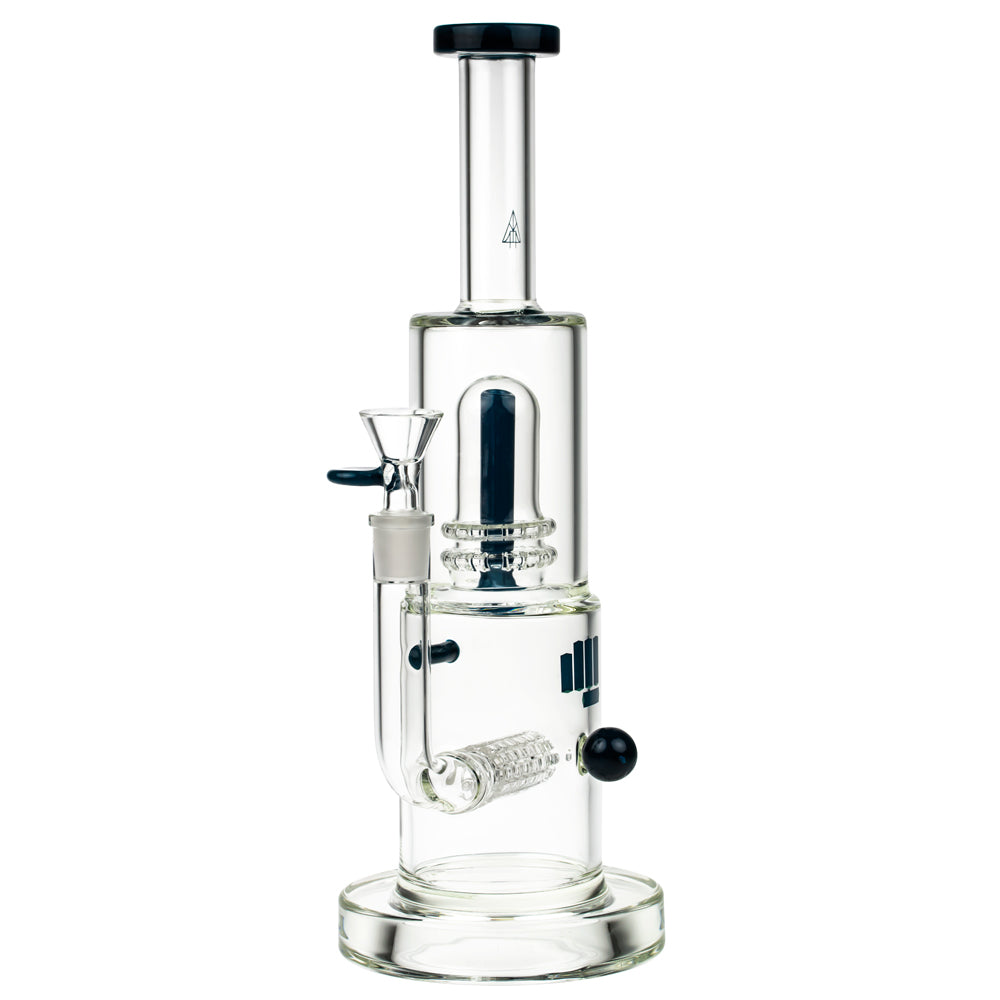 Snoop Dogg Pounds Mothership Double Perc Bong | Blue - Side View 2