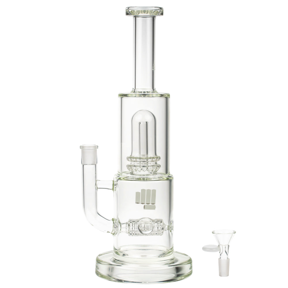 Snoop Dogg Pounds Mothership Double Perc Bong | Clear - Herb Bowl Included 