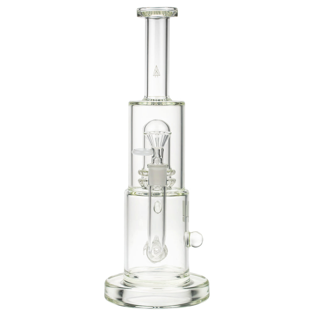 Snoop Dogg Pounds Mothership Double Perc Bong | Clear - Front View 