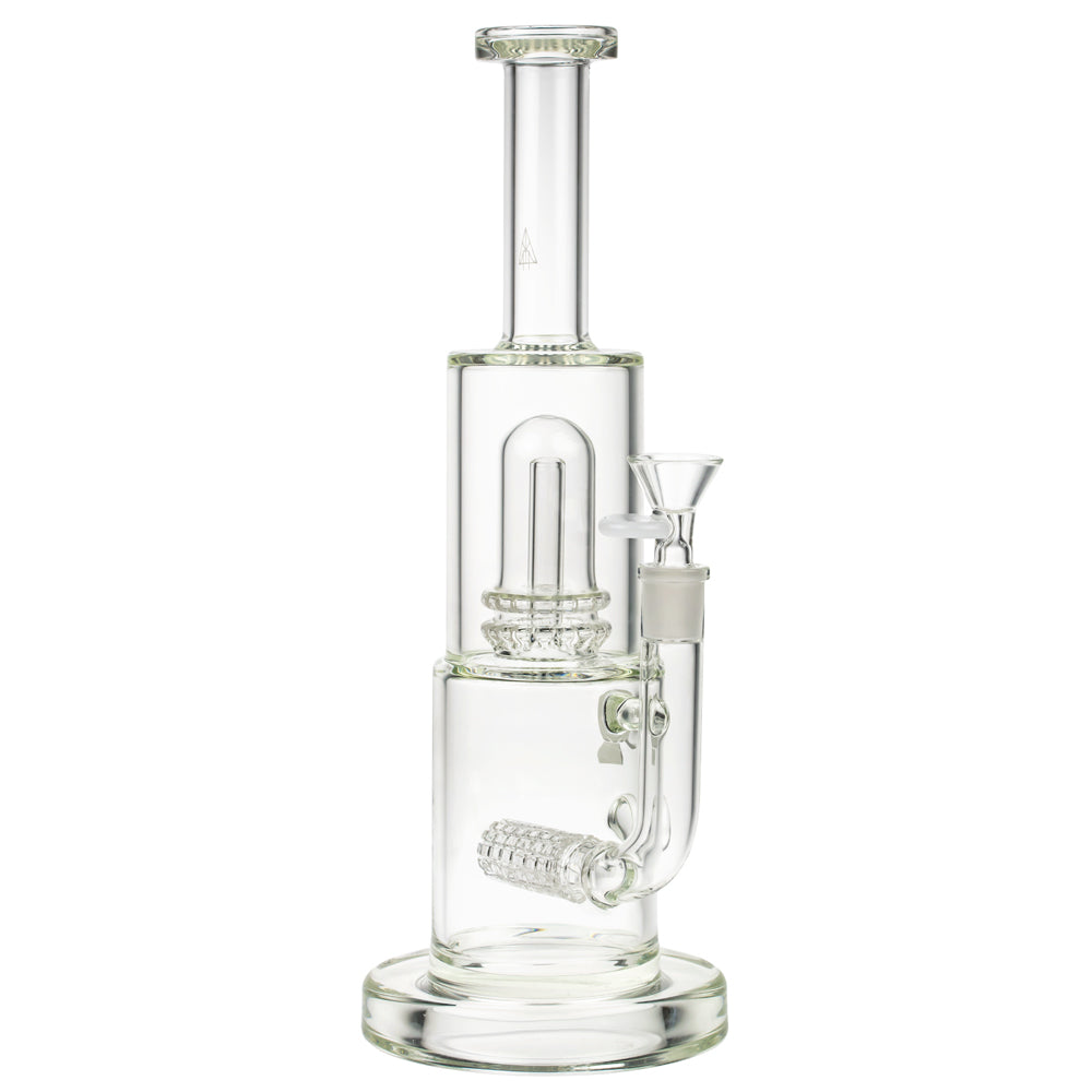 Snoop Dogg Pounds Mothership Double Perc Bong | Clear - Side View 1