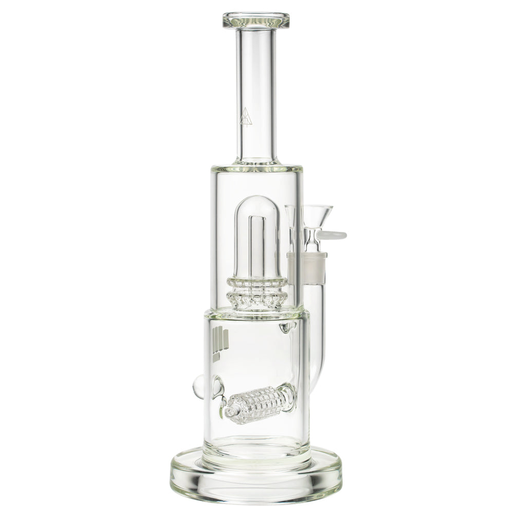Snoop Dogg Pounds Mothership Double Perc Bong | Clear - Side View 5