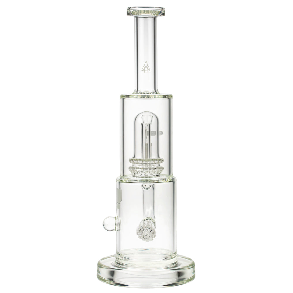 Snoop Dogg Pounds Mothership Double Perc Bong | Clear - Back View 