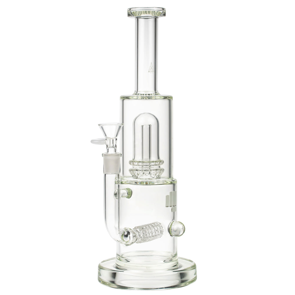 Snoop Dogg Pounds Mothership Double Perc Bong | Clear - Side View 2
