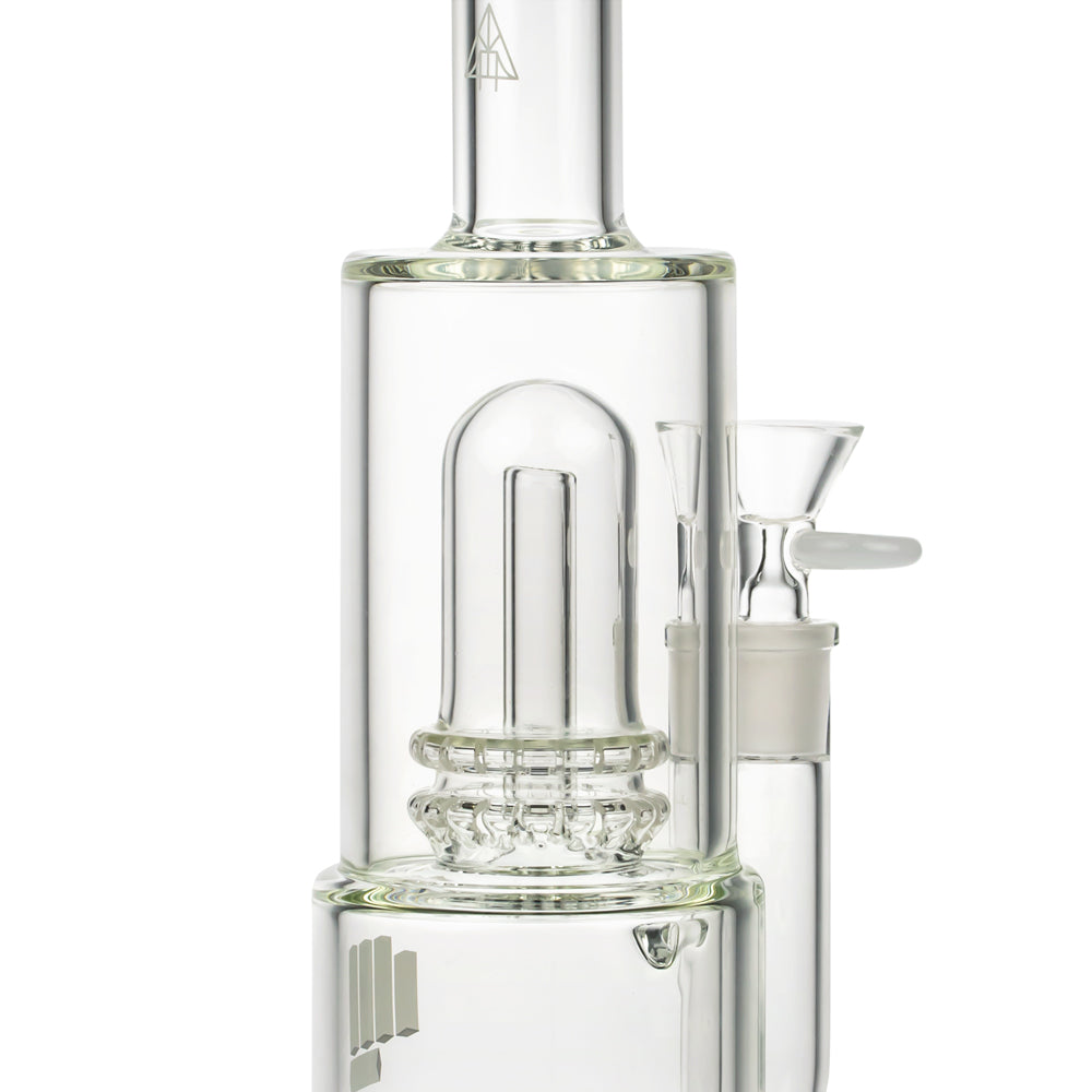 Snoop Dogg Pounds Mothership Double Perc Bong | Clear - Close Up Top