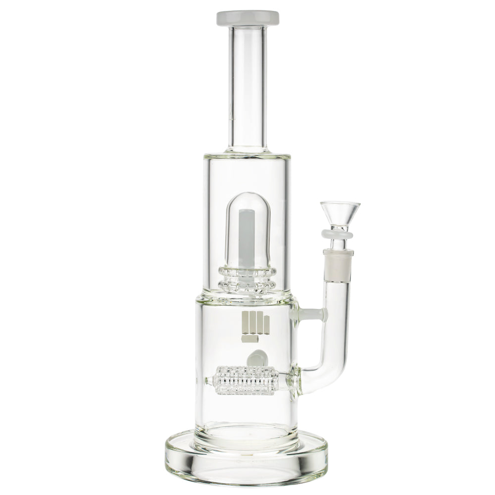 Snoop Dogg Pounds Mothership Double Perc Bong | White