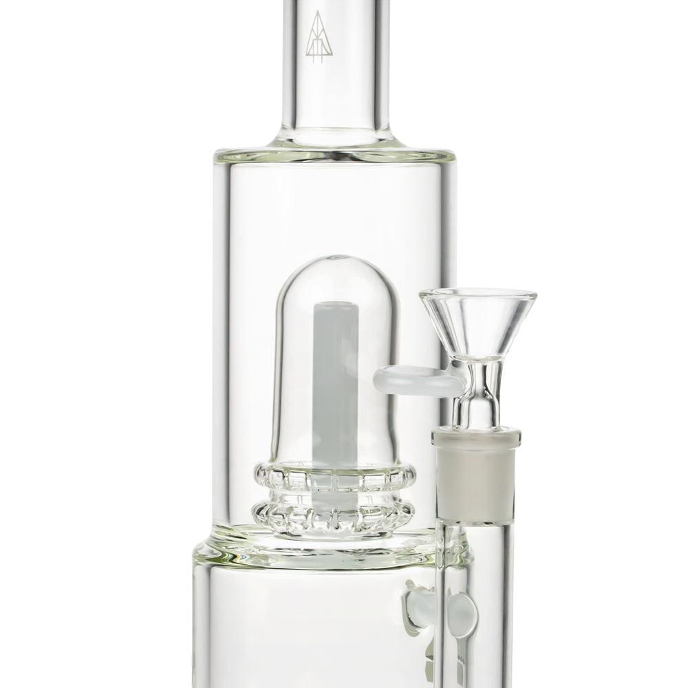 Snoop Dogg Pounds Mothership Double Perc Bong | White - Close Up Top 