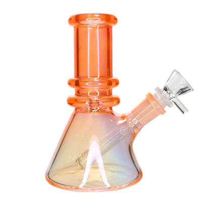 GC Heavy Iridescent Beaker Water Pipe - 6 in.