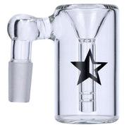 Famous X 90 Degree Glass Ash Catcher | Side View 1