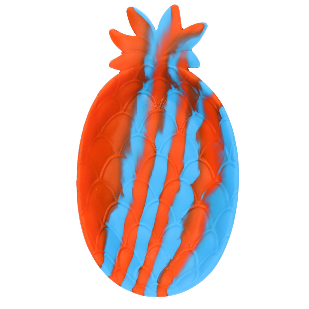 Silicone Pineapple Ashtray | Orange/Blue