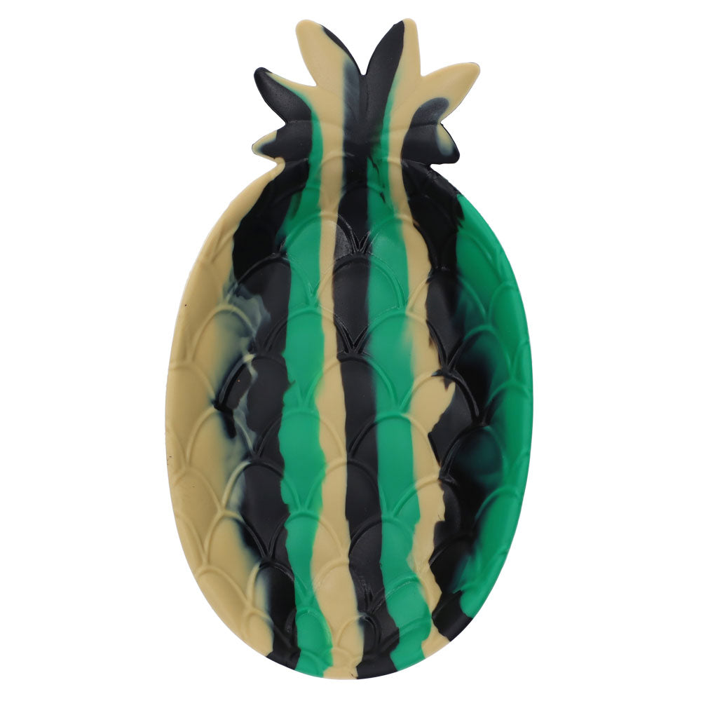 Silicone Pineapple Ashtray | Green/Black