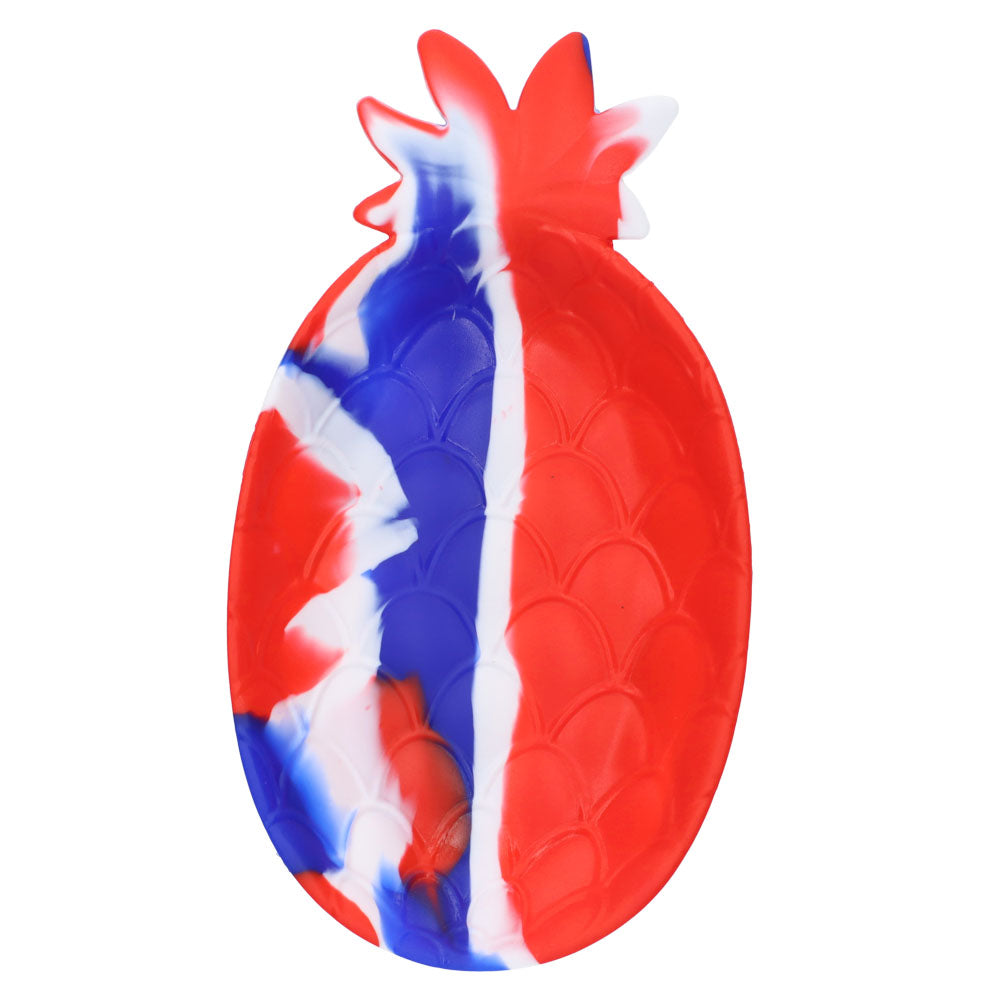Silicone Pineapple Ashtray | Red/Blue/White