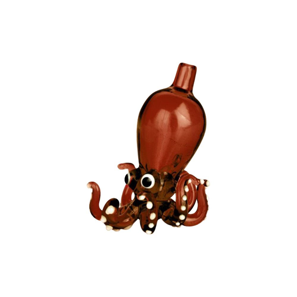 Octopus Themed Directional Carb Cap | Brown