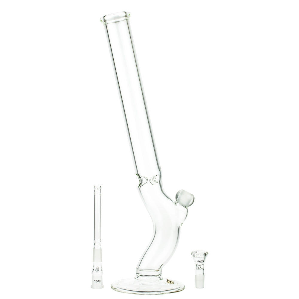 G-Spot Glass Hangover Ice Bong with Real Gold Logo | 50 cm - Diffuser Downstem and Herb Bowl Included 