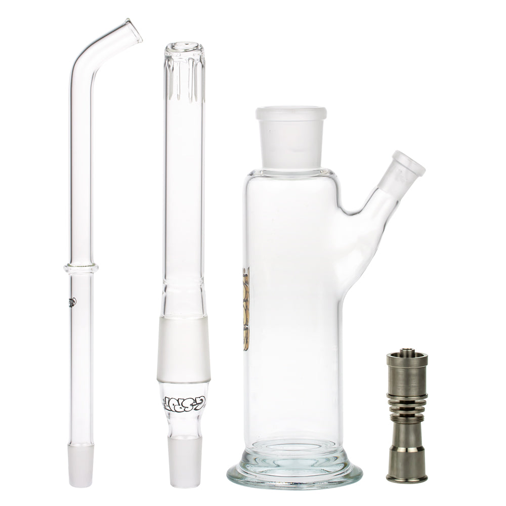G-Spot Dab Rig with Titanium Grade 2 Domeless Nail | 250ml - Disassembled